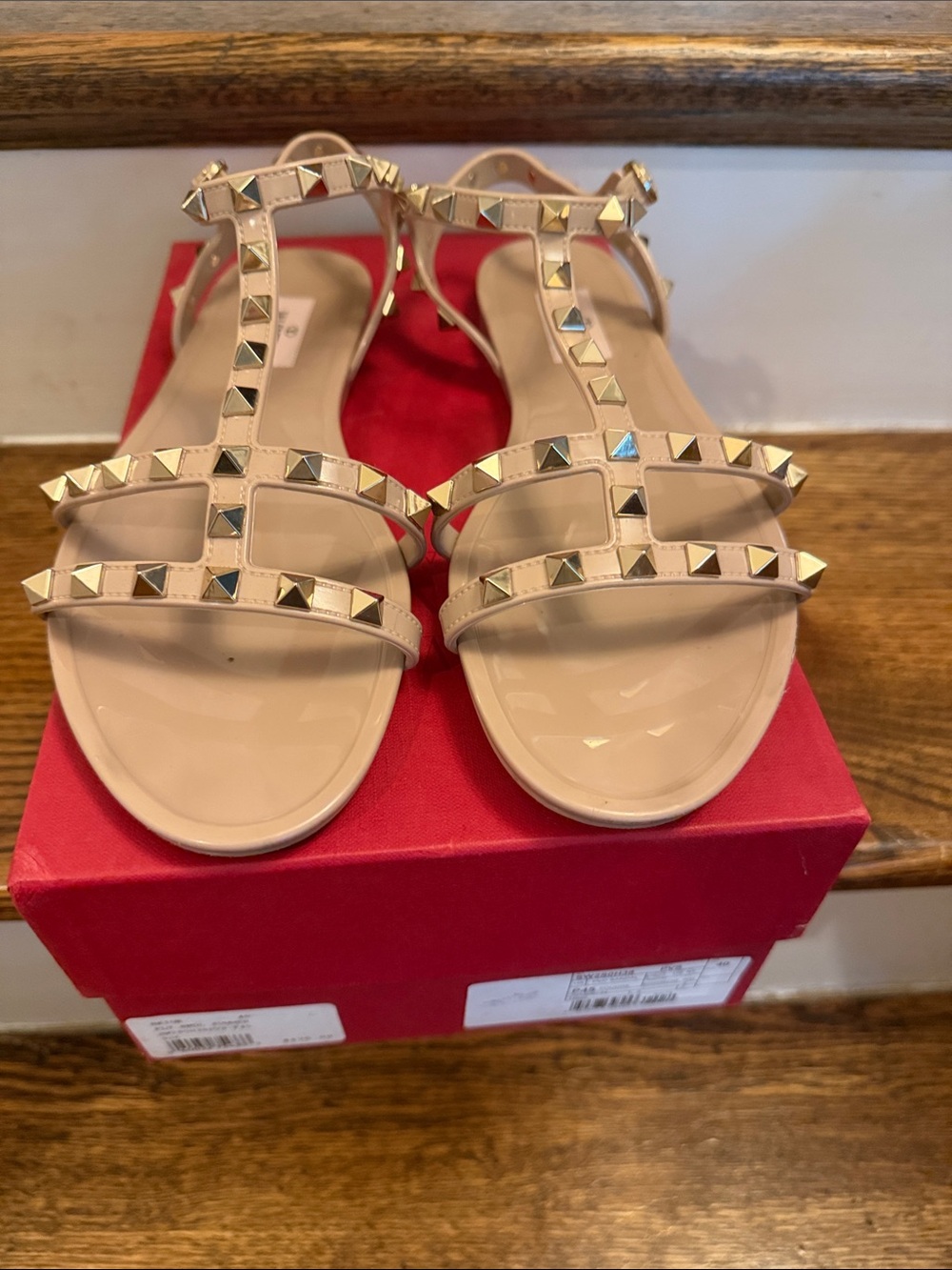 Valentino Nude PVC sandal